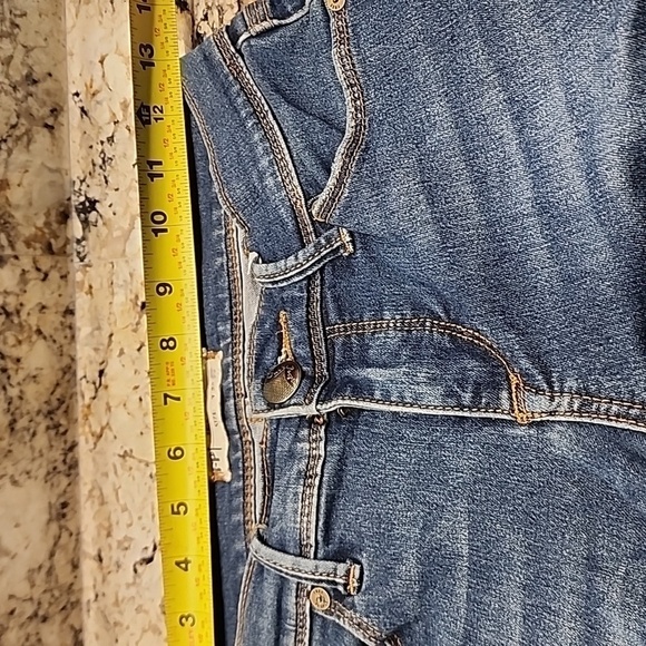free people ankle skinny straight crop low rise y2k jeans size 25 - Picture 7 of 13
